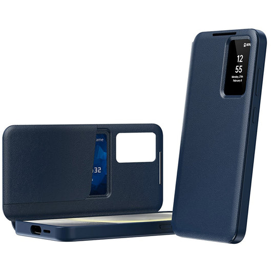 Deksel for Samsung Galaxy A57 5G, Techsuit, SmartView, Blå