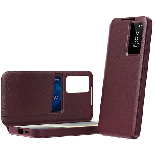 Deksel for Samsung Galaxy A57 5G, Techsuit, SmartView, Rød