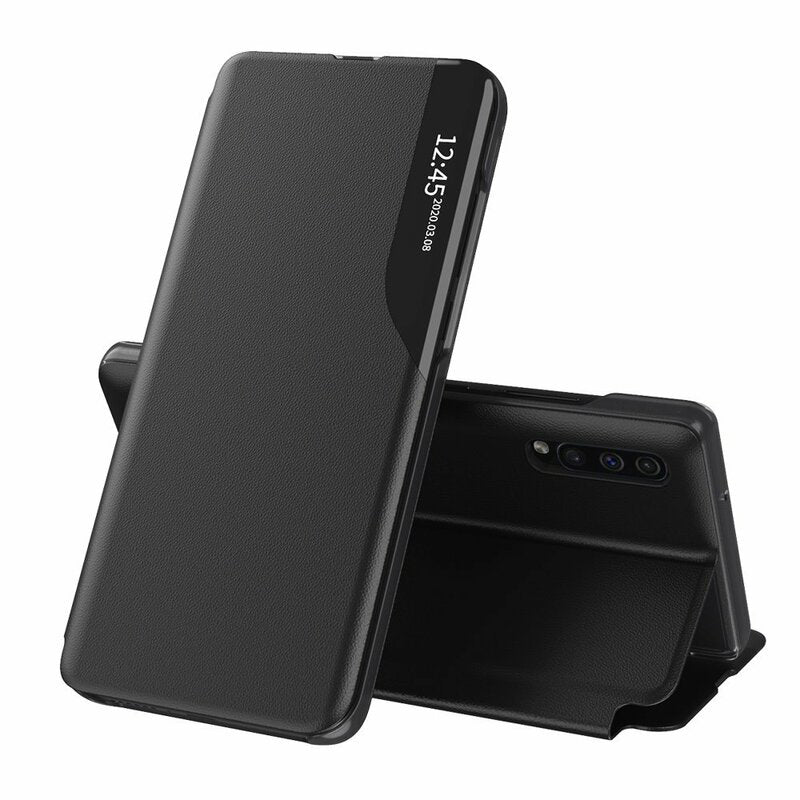 Deksel for Samsung Galaxy A70s A707 / A70 A705, Techsuit, eFold, Svart