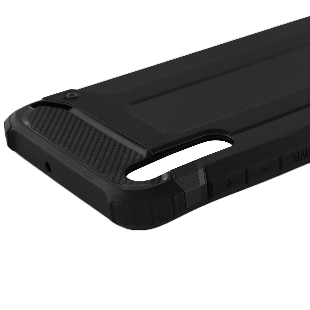 Deksel for Samsung Galaxy A70s A707 / A70 A705, Techsuit, Hybrid Armor, Svart