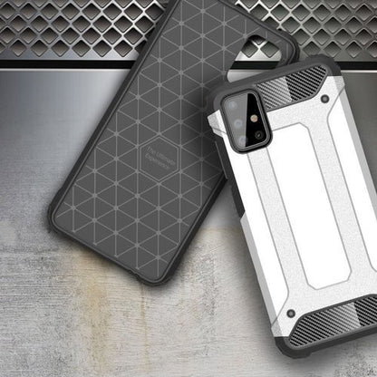 Deksel for Samsung Galaxy A71 A715, Techsuit, Hybrid Armor, Svart