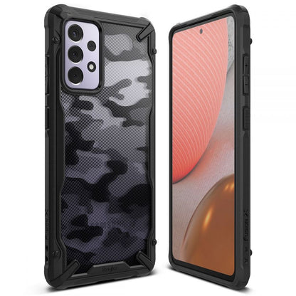 Deksel for Samsung Galaxy A72 A725 / A72 5G A726, Ringke, Fusion X Design, Camouflage