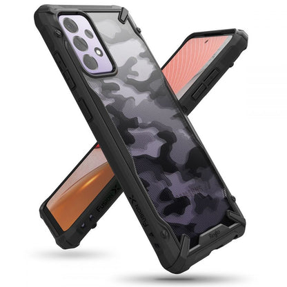 Deksel for Samsung Galaxy A72 A725 / A72 5G A726, Ringke, Fusion X Design, Camouflage