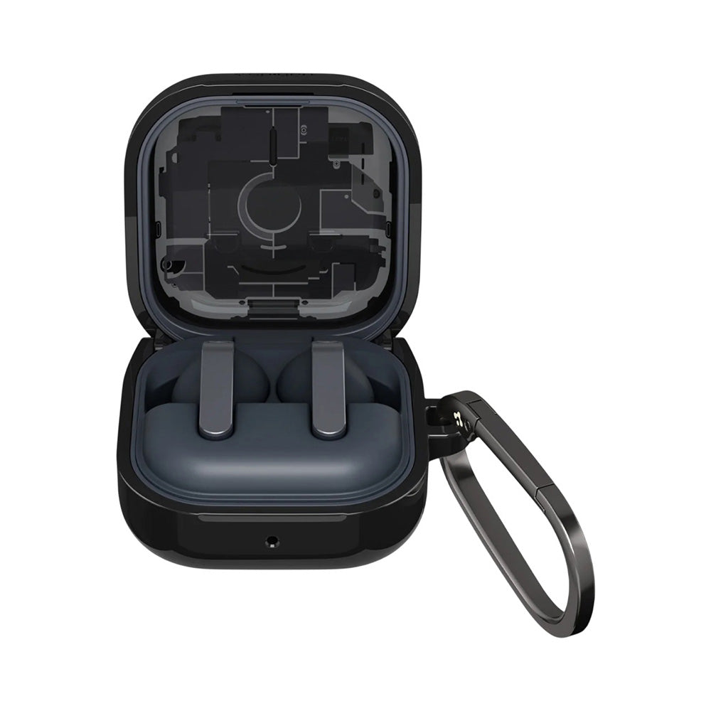 Etui for Samsung Galaxy Buds4 / Buds4 Pro, Spigen, Ultra Hybrid, Svart ACS11201