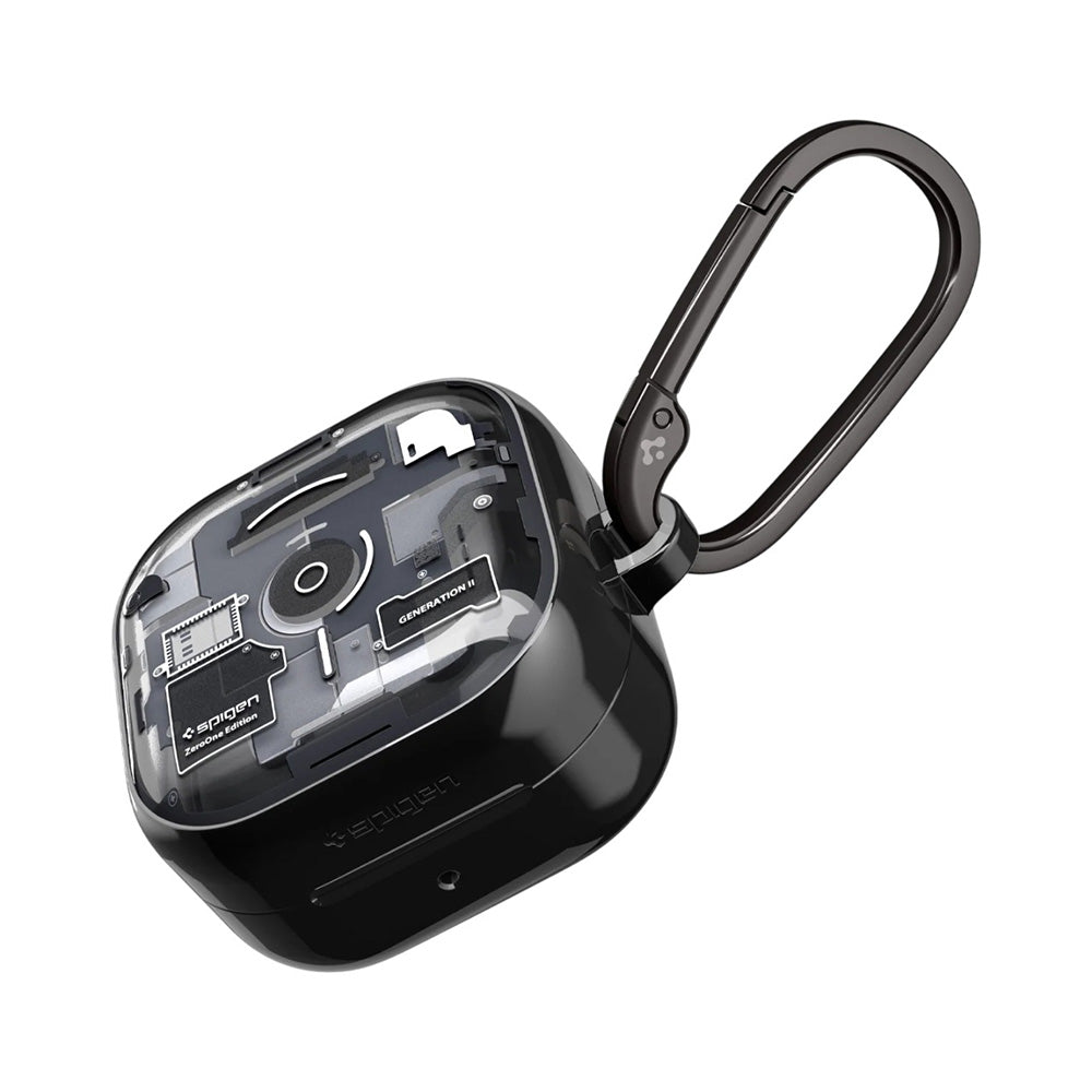 Etui for Samsung Galaxy Buds4 / Buds4 Pro, Spigen, Ultra Hybrid, Svart ACS11201