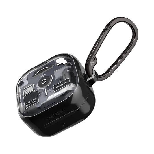 Etui for Samsung Galaxy Buds4 / Buds4 Pro, Spigen, Ultra Hybrid, Svart ACS11201