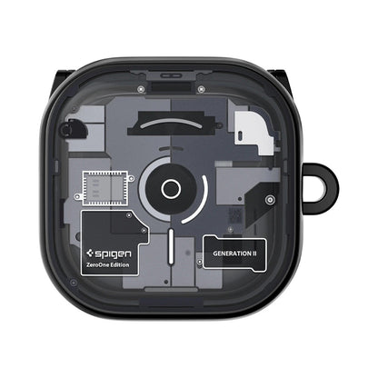 Etui for Samsung Galaxy Buds4 / Buds4 Pro, Spigen, Ultra Hybrid, Svart ACS11201