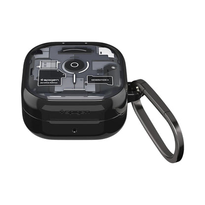 Etui for Samsung Galaxy Buds4 / Buds4 Pro, Spigen, Ultra Hybrid, Svart ACS11201