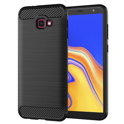Deksel til Samsung Galaxy J4 Plus (2018) J415, Techsuit, Karbon, Svart