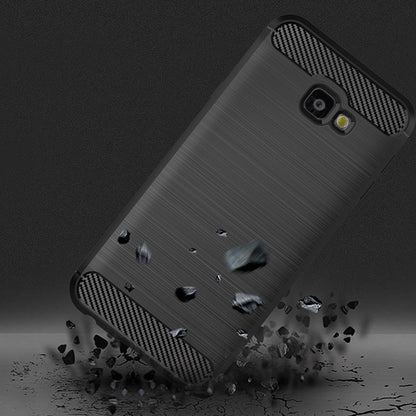 Deksel til Samsung Galaxy J4 Plus (2018) J415, Techsuit, Karbon, Svart