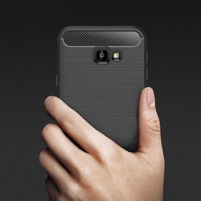 Deksel til Samsung Galaxy J4 Plus (2018) J415, Techsuit, Karbon, Svart