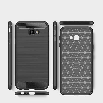 Deksel til Samsung Galaxy J4 Plus (2018) J415, Techsuit, Karbon, Svart