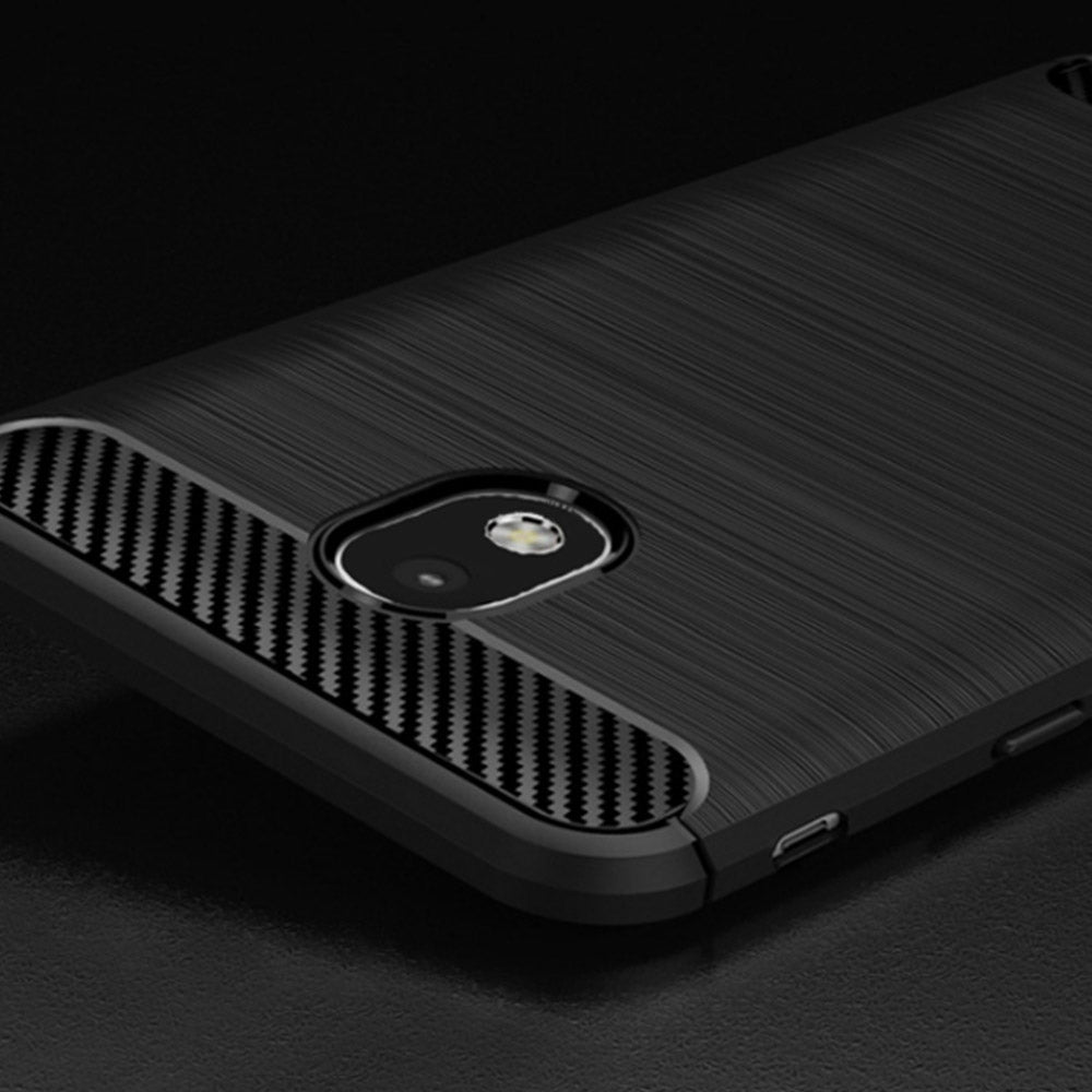 Deksel til Samsung Galaxy J5 (2017) J530, Techsuit, Karbon, Svart