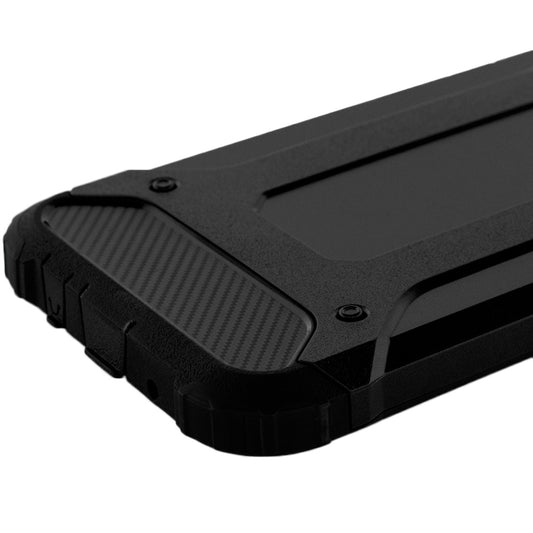 Deksel for Samsung Galaxy J5 J500, Techsuit, Hybrid Armor, Svart