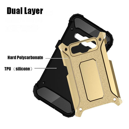 Deksel for Samsung Galaxy J5 J500, Techsuit, Hybrid Armor, Svart