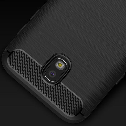 Deksel til Samsung Galaxy J7 (2017) J730, Techsuit, Karbon, Svart