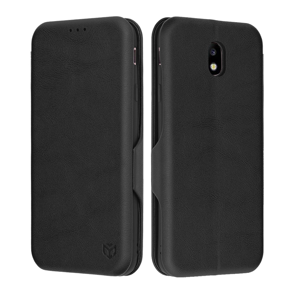 Deksel til Samsung Galaxy J7 (2017) J730, Techsuit, Safe Wallet Plus, Svart