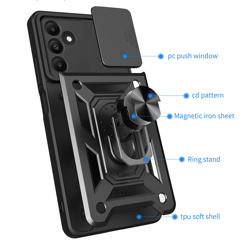 Deksel til Samsung Galaxy M15, Techsuit, CamShield, Rosa