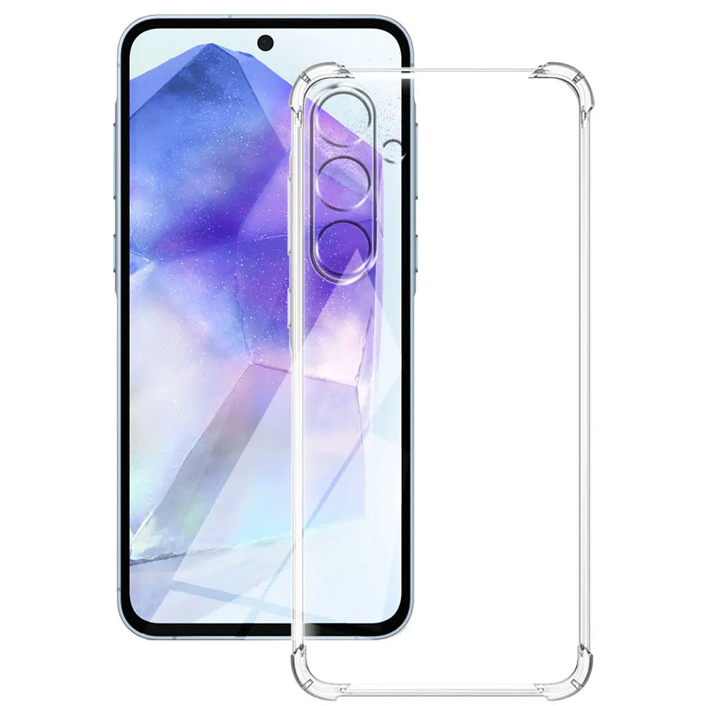 Deksel for Samsung Galaxy M15, Techsuit, Shockproof Clear, Gjennomsiktig