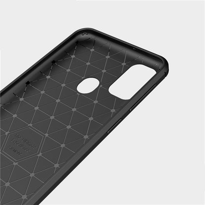 Deksel til Samsung Galaxy M21 M215 / M30s M307, Techsuit, Karbon, Svart