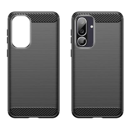 Deksel for Samsung Galaxy M56 M566, Techsuit, Karbon, Svart