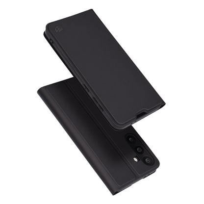 Deksel til Samsung Galaxy M56 M566, Techsuit, Magskin Book, Svart