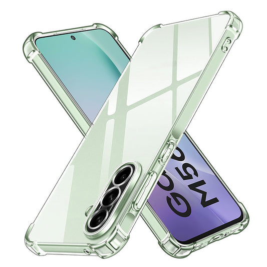 Deksel for Samsung Galaxy M56 M566, Techsuit, Støtsikker Klar, Transparent