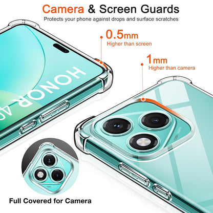 Deksel for Samsung Galaxy M56 M566, Techsuit, Støtsikker Klar, Transparent