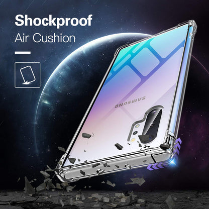 Deksel til Samsung Galaxy Note 10+ 5G N976 / Note 10+ N975, Techsuit, Støtsikker Klar, Transparent