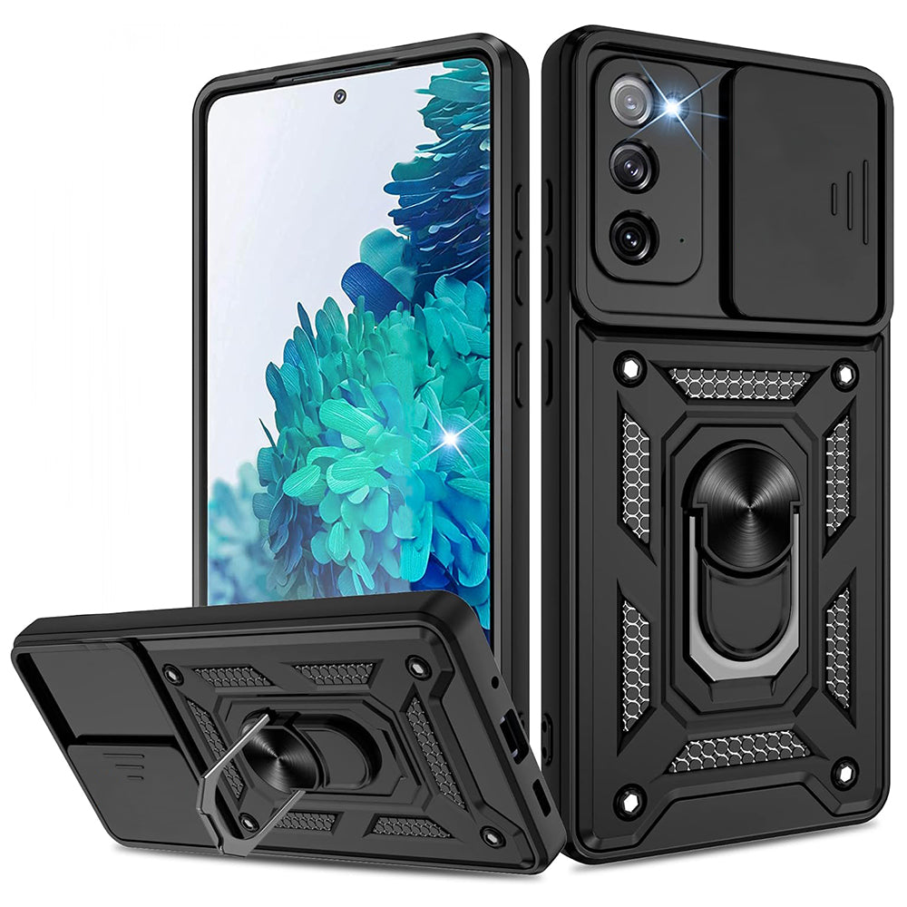 Deksel for Samsung Galaxy Note 20 5G N981 / Note 20 N980, Techsuit, CamShield, Svart