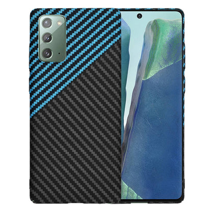 Deksel for Samsung Galaxy Note 20 5G N981 / Note 20 N980, Techsuit, Carbonite FiberShell, Svart Bleu