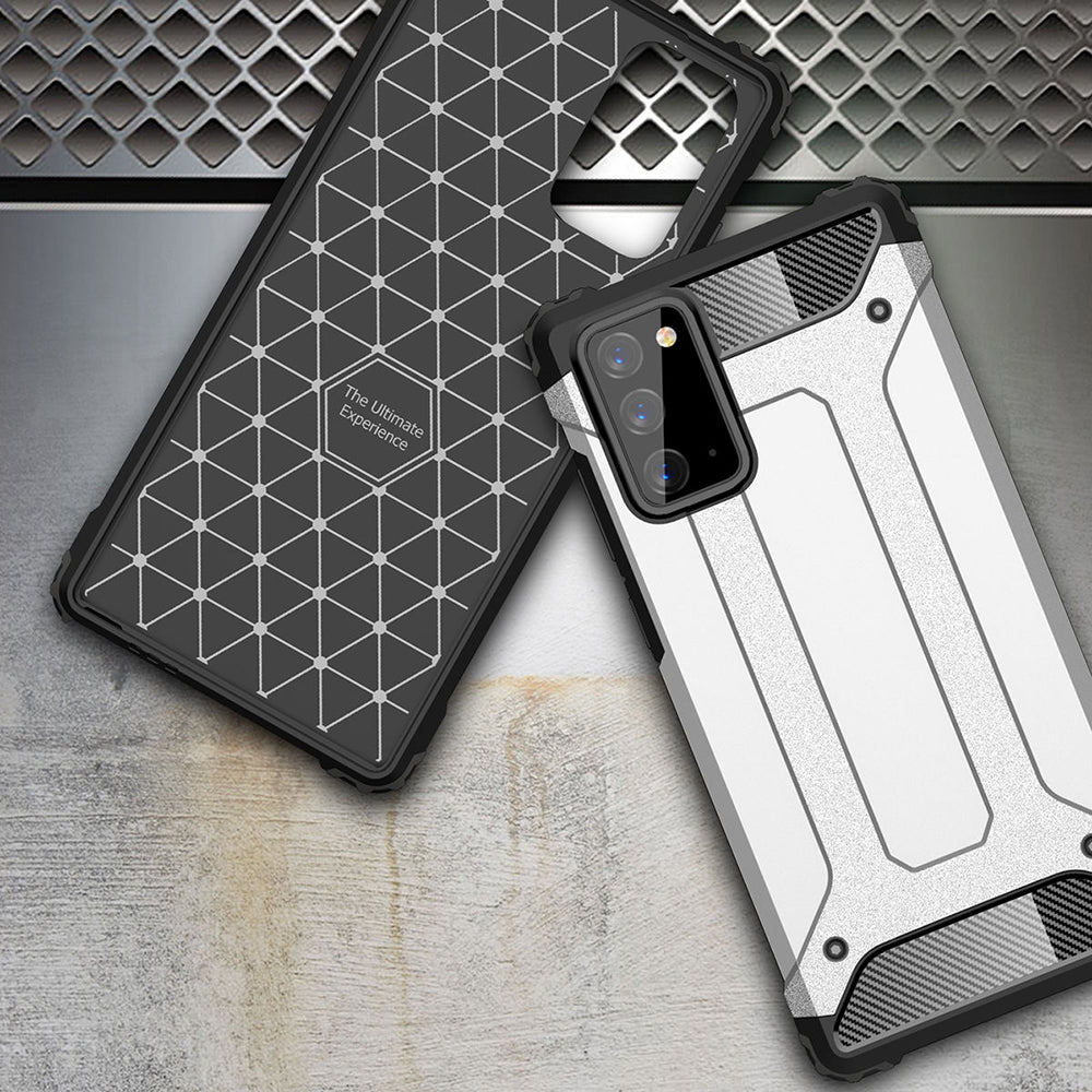 Deksel for Samsung Galaxy Note 20 5G N981 / Note 20 N980, Techsuit, Hybrid Armor, Svart