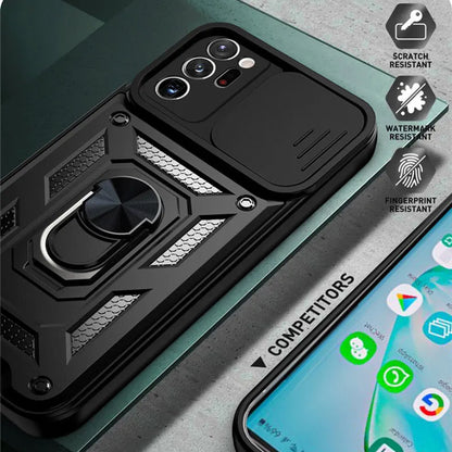 Deksel for Samsung Galaxy Note 20 Ultra 5G N986 / Note 20 Ultra N985, Techsuit, CamShield, Svart