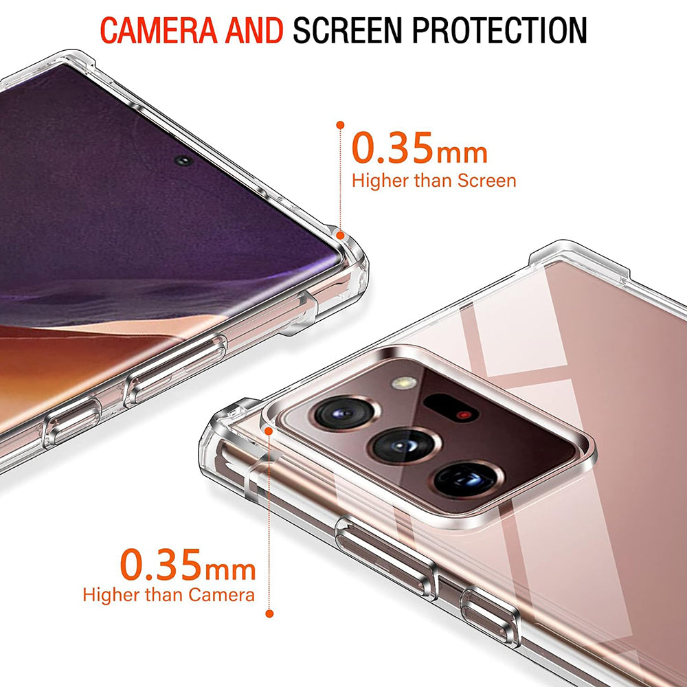 Deksel til Samsung Galaxy Note 20 Ultra 5G N986 / Note 20 Ultra N985, Techsuit, Støtsikker Klar, Transparent