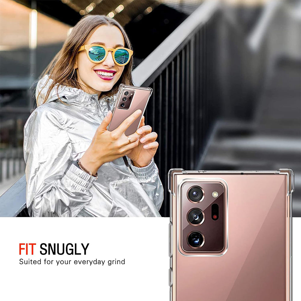 Deksel til Samsung Galaxy Note 20 Ultra 5G N986 / Note 20 Ultra N985, Techsuit, Støtsikker Klar, Transparent