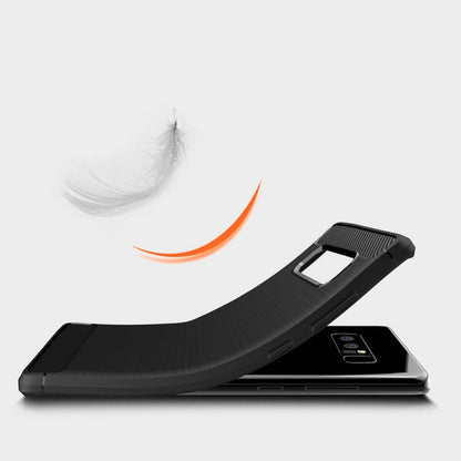 Deksel for Samsung Galaxy Note 8 N950, Techsuit, Karbon, Svart