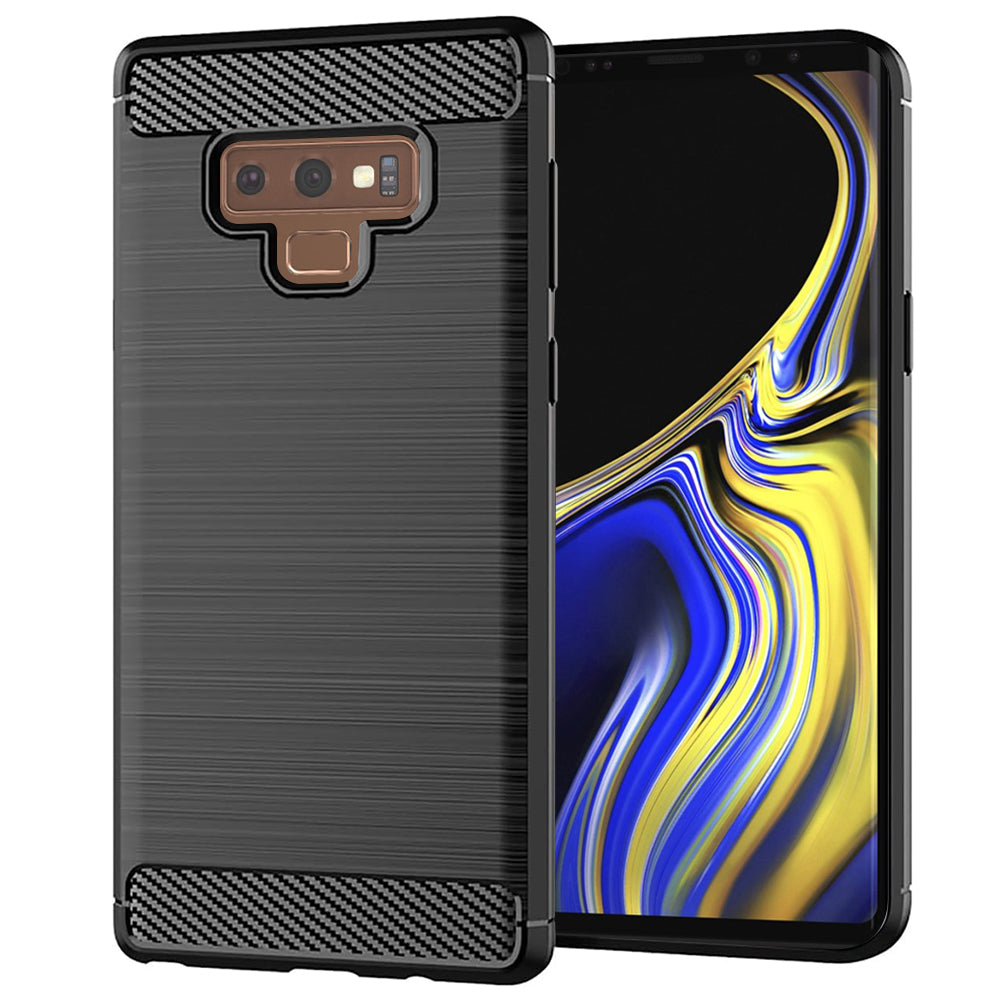 Deksel til Samsung Galaxy Note 9 N960, Techsuit, Karbon, Svart