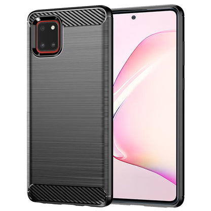 Deksel til Samsung Galaxy Note10 Lite N770, Techsuit, Karbon, Svart
