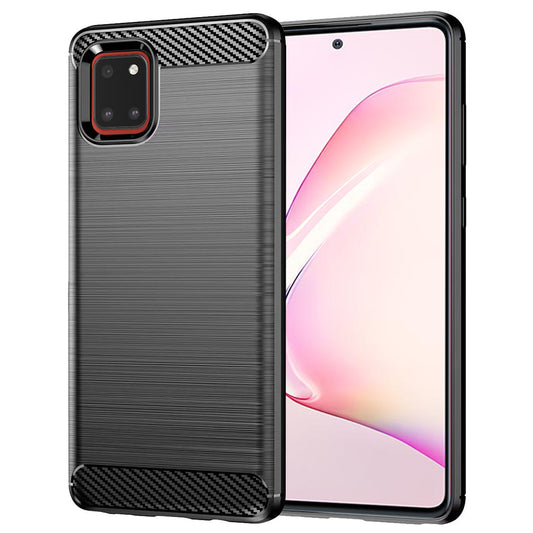 Deksel til Samsung Galaxy Note10 Lite N770, Techsuit, Karbon, Svart