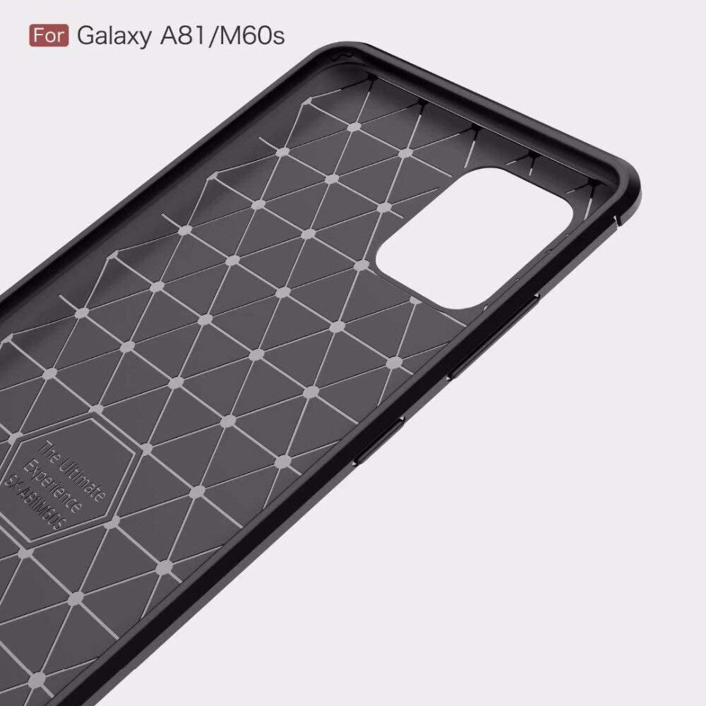 Deksel til Samsung Galaxy Note10 Lite N770, Techsuit, Karbon, Svart