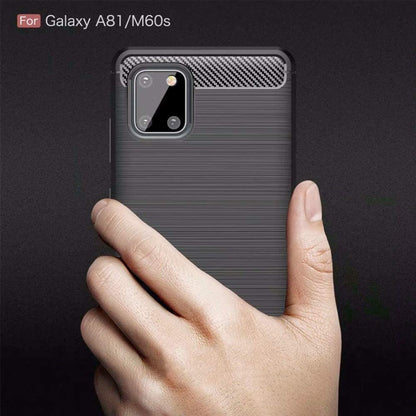 Deksel til Samsung Galaxy Note10 Lite N770, Techsuit, Karbon, Svart