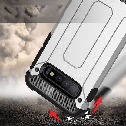 Deksel til Samsung Galaxy S10 G973, Techsuit, Hybrid Armor, Svart