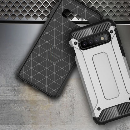 Deksel til Samsung Galaxy S10 G973, Techsuit, Hybrid Armor, Svart