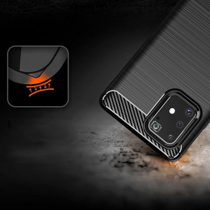 Deksel til Samsung Galaxy S10 Lite G770, Techsuit, Karbon, Svart