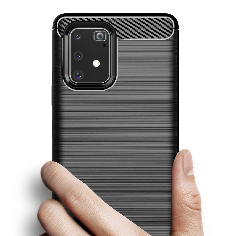 Deksel til Samsung Galaxy S10 Lite G770, Techsuit, Karbon, Svart