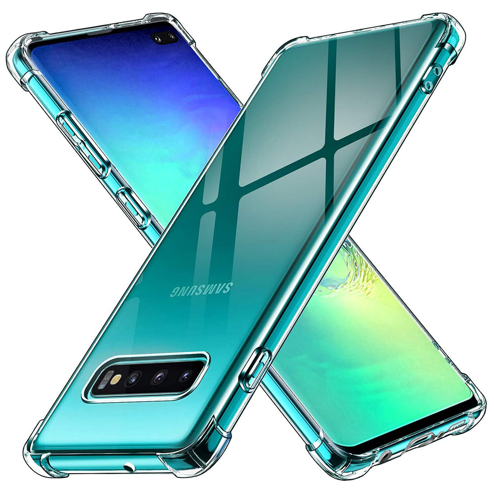 Deksel for Samsung Galaxy S10+ G975, Techsuit, Støtsikker Klar, Transparent