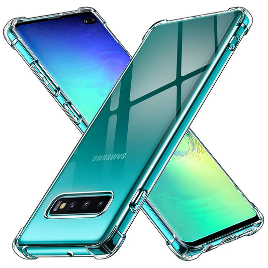 Deksel for Samsung Galaxy S10+ G975, Techsuit, Støtsikker Klar, Transparent