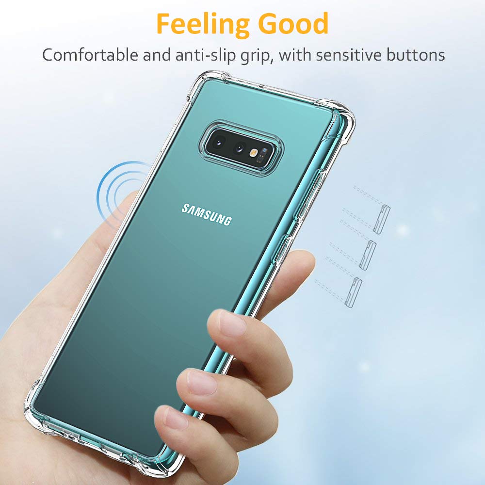 Deksel til Samsung Galaxy S10e G970, Techsuit, Støtsikker Klar, Transparent