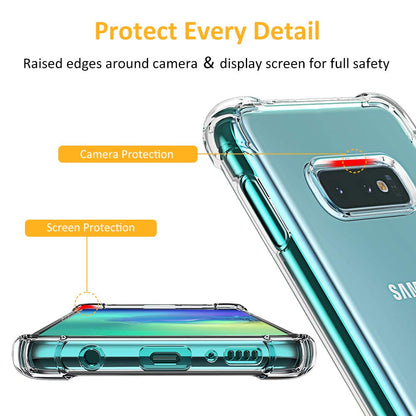 Deksel til Samsung Galaxy S10e G970, Techsuit, Støtsikker Klar, Transparent