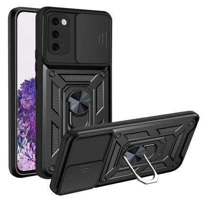 Deksel for Samsung Galaxy S20 5G G981 / S20 G980, Techsuit, CamShield, Svart